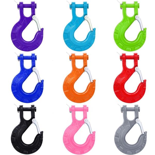 G80 Forged Super Alloy Steel Tow Hook Clevis Sling Shackle with Cast Latch