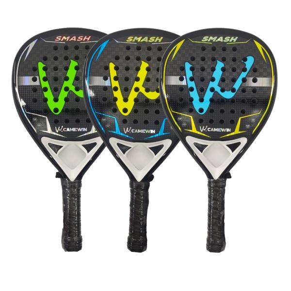 18K Professional Carbon Fiber Padel Rackets Custom Sports Accessories