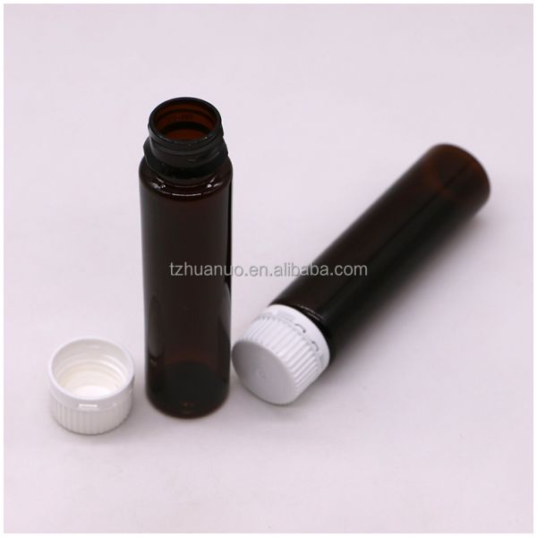 SCREW CAP Sealed 25ml/1oz PET Bottle for Sterile Coffee and Oral Liquid Packaging