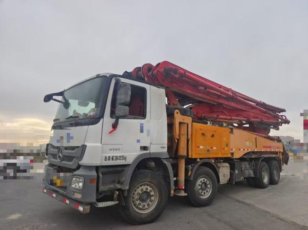 Used 2016 Sany 49m pump truck with Benz chasis for hot sale