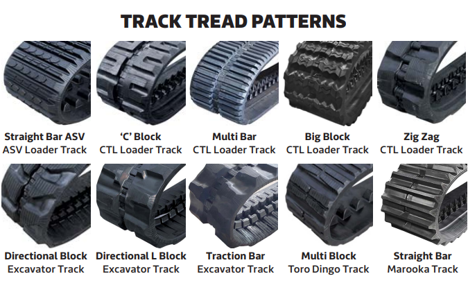 450*100*55 Rubber Track Best Choice for Takeuchi Tl12 Tl150 Tl240 Undercarriage Parts
