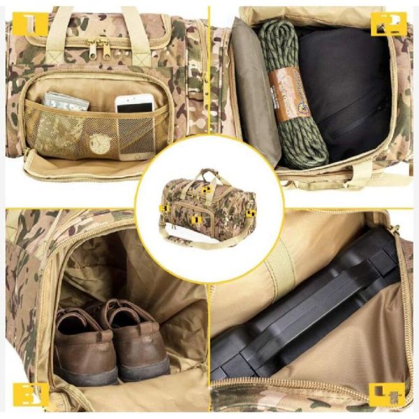 Вещевой мешок водоустойчивого отсека камуфлирования Multi военный