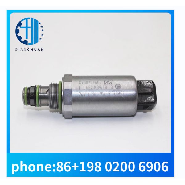 R900701407 Excavator Engine Parts FTDRE2K37 / 18-8 Solenoid Valve