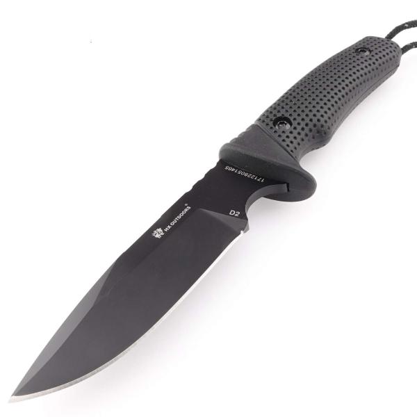Black Sharp Stainless Steel Machete Fireproof Explorer Machete