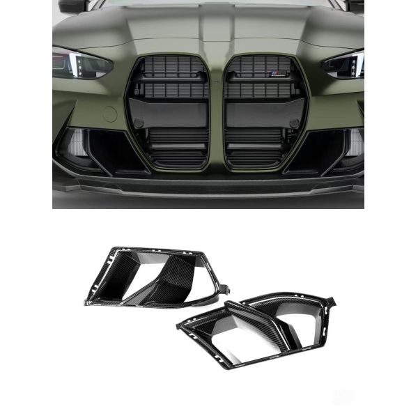 For BMW G82 M4 Dry Carbon Fiber Body Kit M4 RZ-style Front Lip Diffuser Spoiler Side Skirts M4 Fenders