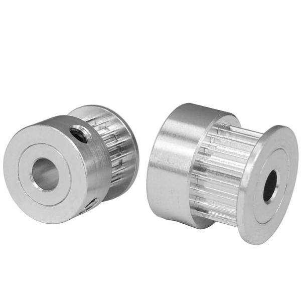 Silver GT2 Pitch 2mm Width 6mm 2GT 16 Tooth Pulley Aluminum alloy