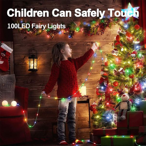 RGB Colorful Light String USB Colorful Light LED Christmas Tree Light Strip with Agi32 Layout and 1-