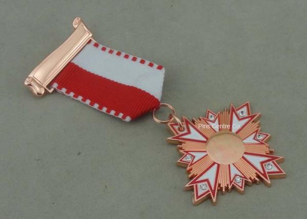 Carnival Awards Medals In 3D Design , Zinc Alloy Competition Medals With Silver Plating