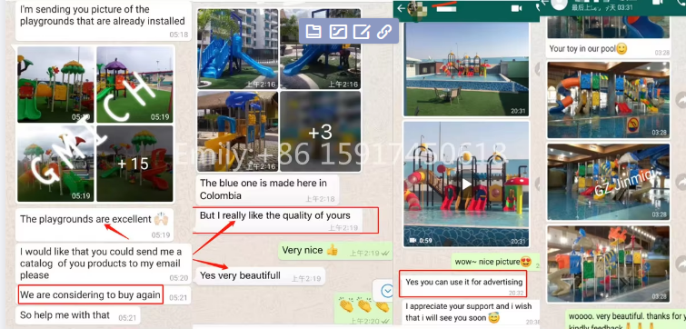 Environment Friendly Kids Water Slide Children Swimming Pool Play Equipment Customized