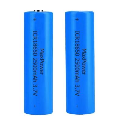 3.7V 2500mAh Lithium Rechargeable Battery Fast charge 18650 Lithium Ion Battery