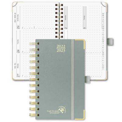 Costume semanal de papel do planejador da programação do marfim 100GSM prazo de 12 meses
