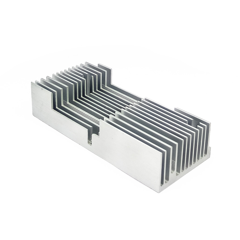 Анодируя теплоотвод профиля ясной точности CNC алюминиевый с поверхностным покрытием
