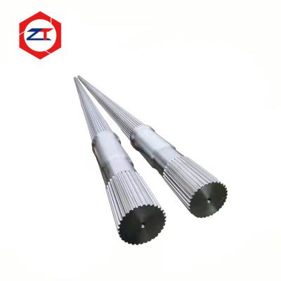 WR15E Eixo 40CrNiMoa Material Spline Fresagem Eixo Para TSE75 Twin Screw Extrusora Máquina De Aço Inoxidável Eixo de Acionamento