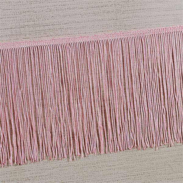 Fluorescent color custom design OEM rayon fringes trimming for garment clothes decoration