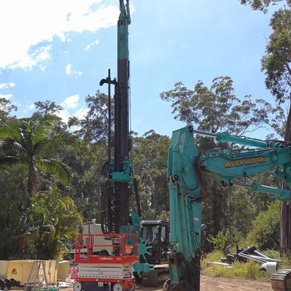 pile hydraulique de vis de Rig Small Bore Multifunctional Excavator du perçage 80kNM rotatoire
