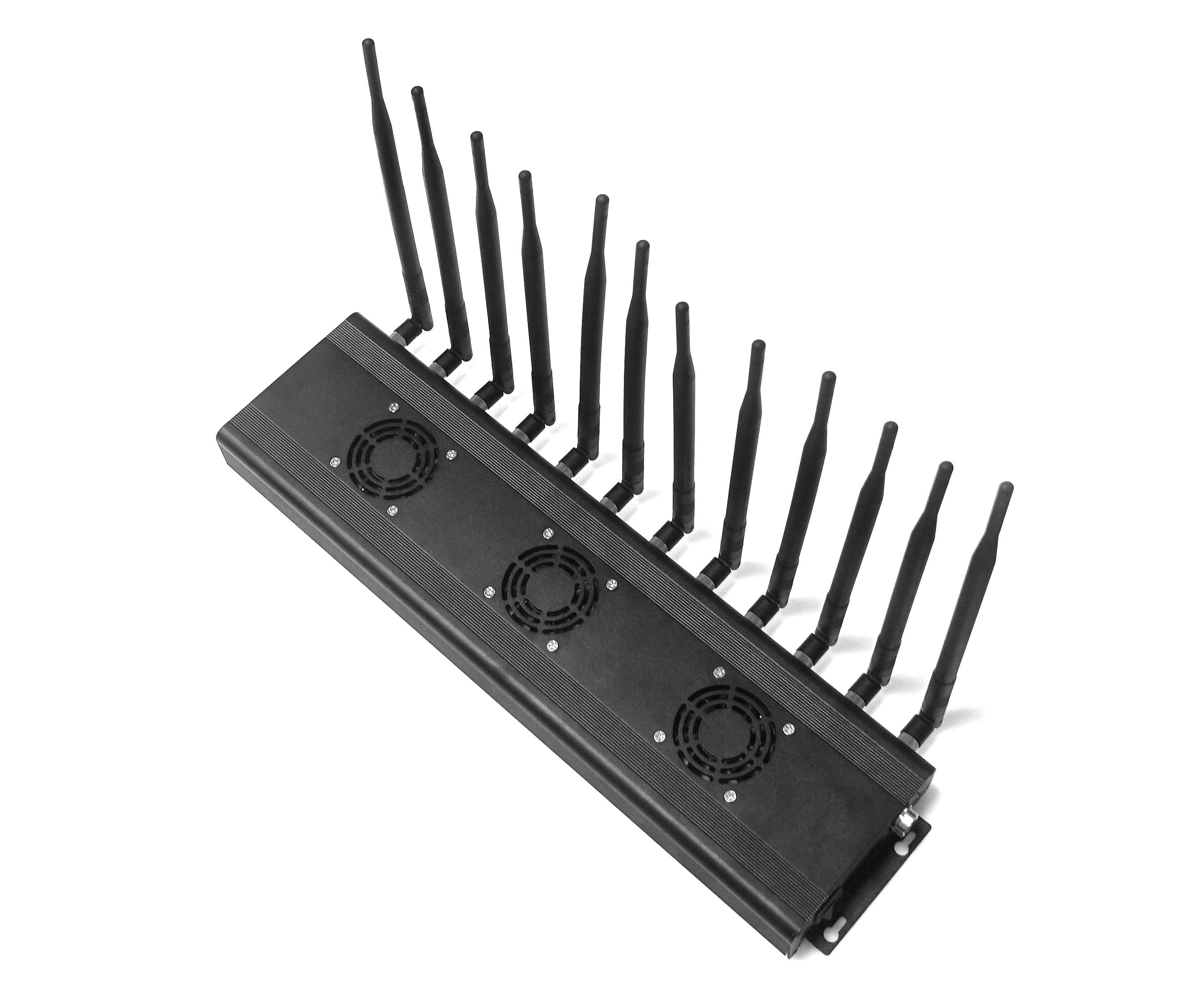 Настольный 12 Jammer Jammer 5g сигнала канала для сжимать UHF Lojack VHF сотового телефона 2345G WiFi GPS GSM