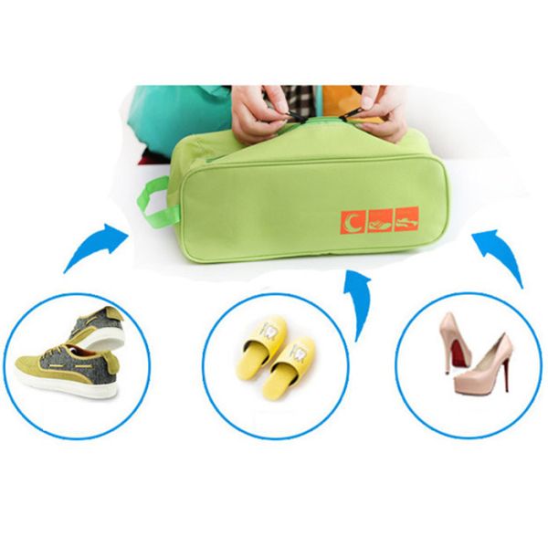 Travel storage bag sunroof visible shoes storage bag waterproof breathable shoes bag