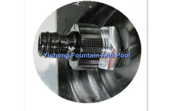 2M Height PVC / Aluminium Body Swimming Pool Accessories Straight Solar Showers