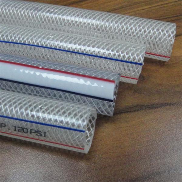 1 inch 25mm light blue color water garden pvc fiber reinforced hose pvc net hose