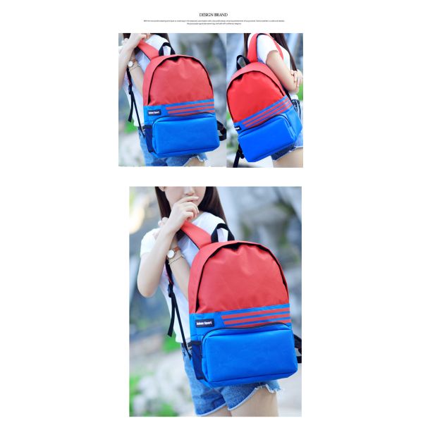 College Wind Canvas Backpack Female Bag Of The Girl Of Primary High School Student Backpack Computer Bag