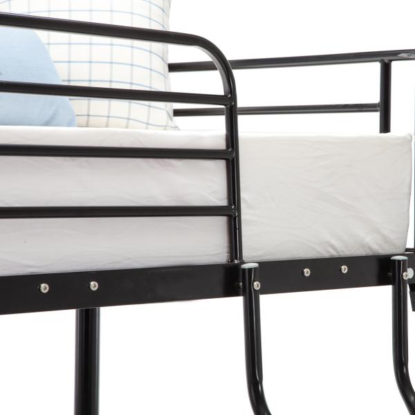 Durable Metal Frame Twin Bunk Beds High Load Carrying Strength Good Bearing
