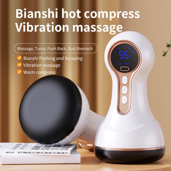 New Handheld Full Body Massager Vibration Heating Therapy Targeted Relief for Abdominal Multi-Region Discomfort