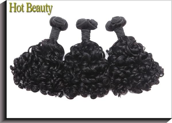 Big Pissy Real Double Weft Human Hair Extensions / Double Drawn Curly Hair