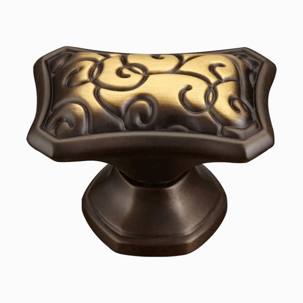 Furniture Hardware 44*30*33mm Antique Brass Dresser Drawer Pulls Door Knobs