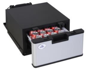 AC/DC 12V/24V Portable Car Fridge Freezer Folding Door / Swing Door Type