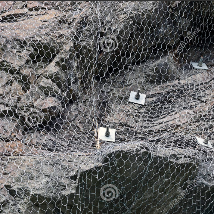 Предохранение от Rockfall ловя сетью подпорную стенку корзин 4mm Gabion