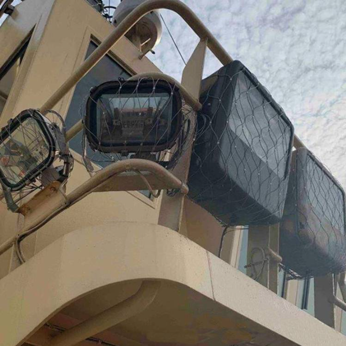 Stainless Steel Rope Net  Bag For Fall Protection Applications