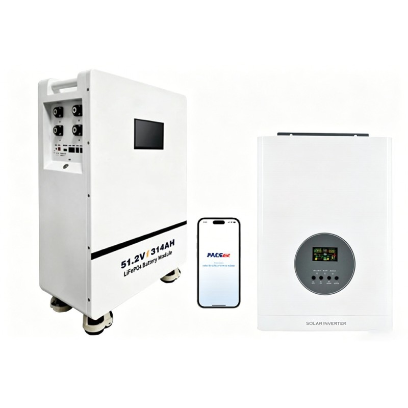 5.12kWh 51.2V 100Ah LiFePO4 Battery with Long Cycle Lifespan for Home Solar