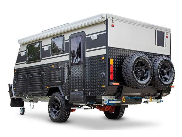 Petites remorques de voyage légères récréatives remorque de camping-car pour 4 personnes multifonctionnelle