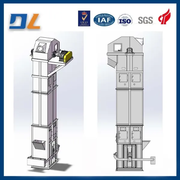 Foundry Heat Resistant Chain Bucket Elevator