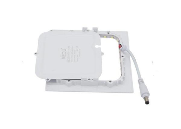 12 Watt Led Slim Panel Light Aluminum White Housing Ce 960lm For Supermarket