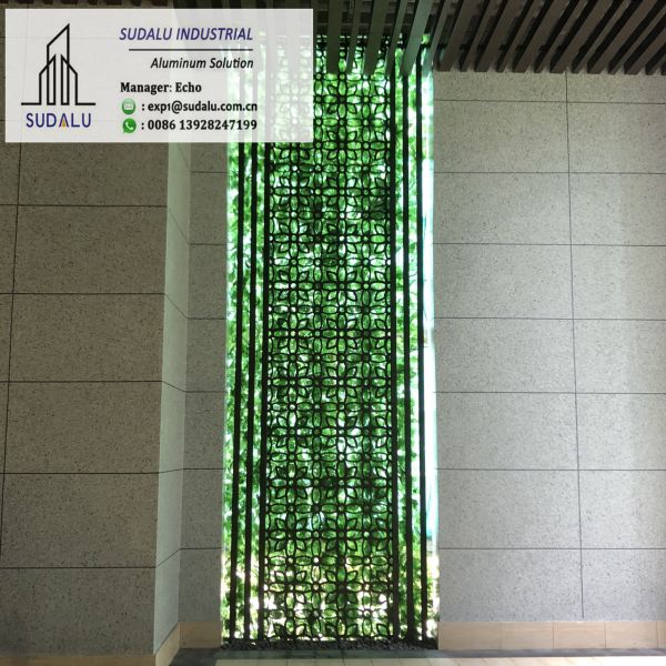 SUDALU Aluminum Decorative Panel for Windows Aluminum Laser Screen PVDF Coating