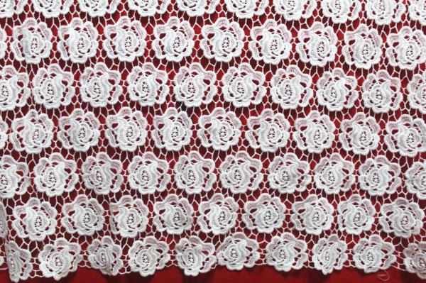 Garment Accessories Chemical Lace Fabric  Water Soluble lace fabric in Different  Color