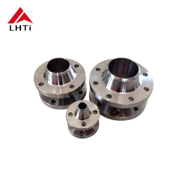 Ti Gr2 Gr5 Titanium ASME B16.5 Weld Neck Flanges WNRF Class 150 Raised Face for Pipelines