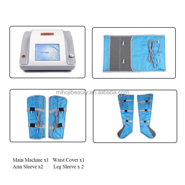 Desktop 3 In 1 Pressotherapy Machine Effortless For Relieving Legs Swelling