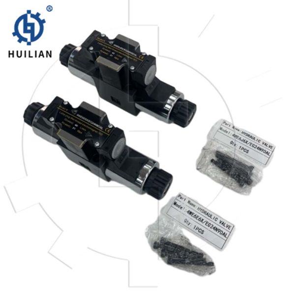 Construction Machine Part 4WE6J6X-EG24N9DAL 4WE6MB6X-EG24N9DAL-62 Hydraulic Valve Directional Spool Valve Solenoid Valve
