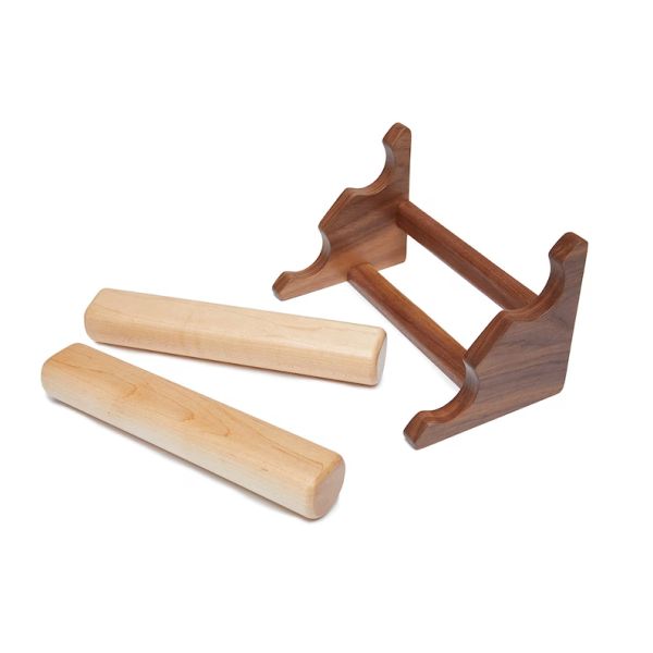 Walnut Wood Adjustable Jewelry Stand for Wristwatch Storage in Christmas Holiday Gift