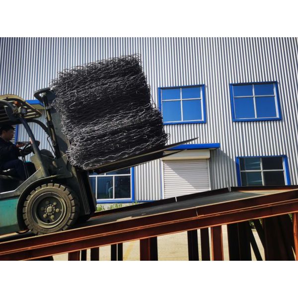 Hot Dipped Galvanized Zn95% Al5% Galfan Coated Heavy-Duty Gabion Mesh Cage for Erosion Control