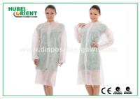 Vêtements médicaux jetables avec fermeture à glissière