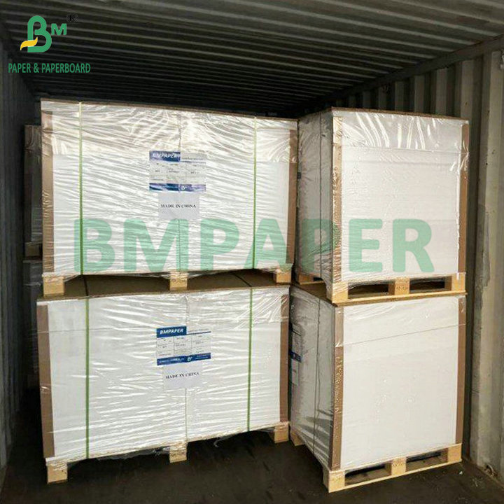 High White 70g 80g C1S One Side Gloss Art Paper For Labels Printing Высокая белая 70g 80g C1S односторонняя глянцевая художественная бумага для печати этикеток