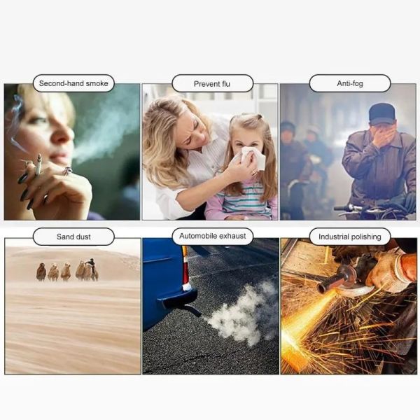 Reusable Kn95 Surgical Mask Hospital Face Masks Anti Infection With Valved