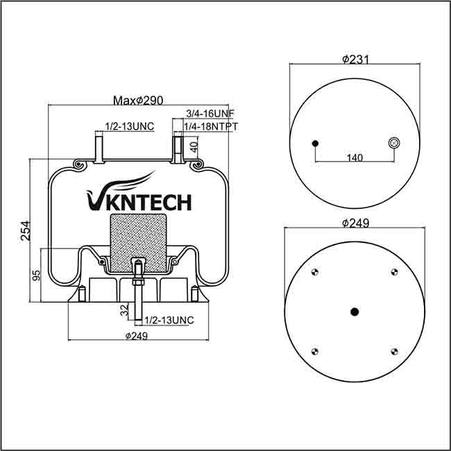 9 10-14 a 490 поршень стали W01-358-9336 частей весны воздуха системы подвеса езды Уотсона & воздуха Chalin AS0053/стальной