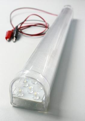 household Super bright T8 10W led tube light bulbs with 12V battery, clips CE passed