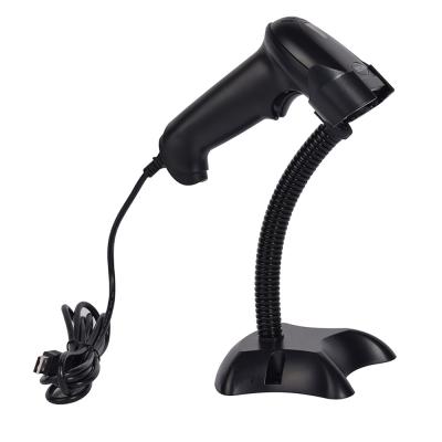 USB a câblé le support tenu dans la main de Fast Reading With de lecteur de scanner de code barres du laser 1D