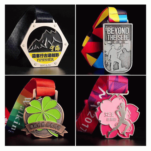 Track Field Metal Commemorative Medals Marathon Gold Silver Bronze Event Medals