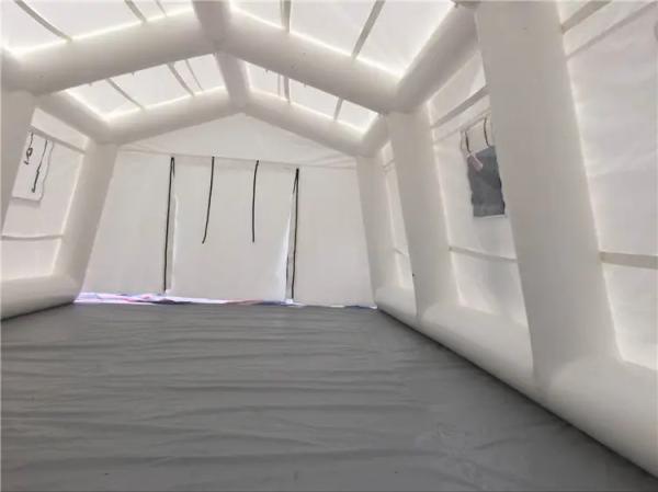 Air Tight White Camping Inflatable First Aid Tent For Shelter Customized Size